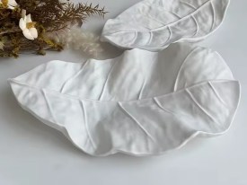 Molde silicona hoja con nervaduras